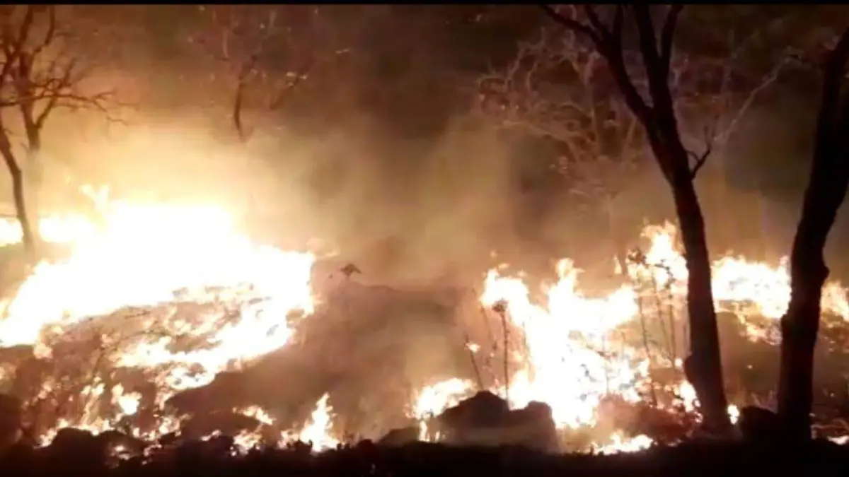 Incendio en El Chicharrón